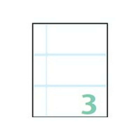 Tico - Carta - Opaca - autoadesivo permanente - bianco - 100 x 48 mm 30 etichette (10 foglio(i) x 3) etichette