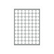 Tico Copy Laser Premium - Carta - adesivo permanente - arancione fluorescente - 25 mm di diametro - 133 g/m² - 4900 etichette (
