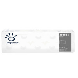 Carta igienica standard - 15,5 gr - diametro 11 cm - 9,5 cm x 21 mt - 190 strappi - Papernet - pacco 10 rotoli