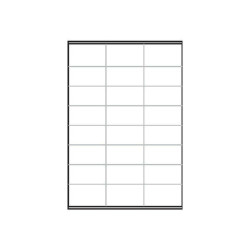 Tico Copy Laser Premium - Carta - autoadesivo permanente - arancione fluorescente - 70 x 36 mm 1680 etichette (70 foglio(i) x 2