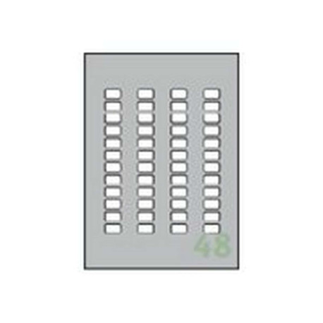 Tico Copy Laser Premium - Carta - autoadesivo permanente - bianco - 22 x 12.7 mm 4800 etichette (100 foglio(i) x 48) etichette