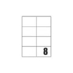 Tico Copy Laser Premium - Carta - Opaca - adesivo - bianco opco - 105 x 72 mm 800 etichette (100 foglio(i) x 8) etichette