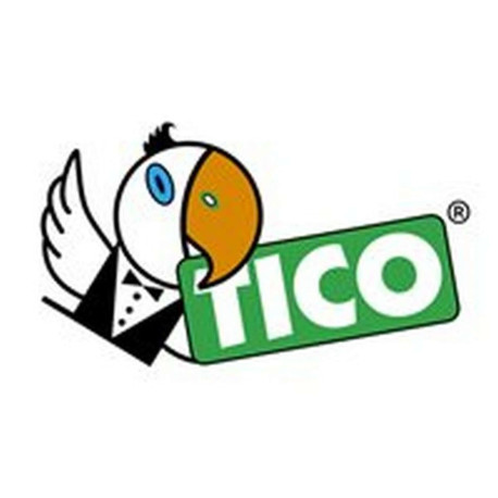 Tico Export - Autoadesivo - bianco - 38 x 19 mm 210 etichette (10 foglio(i) x 21) Etichette permanenti