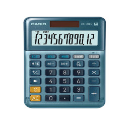 Calcolatrice da tavolo MS-120EM - 12 cifre - blu - Casio