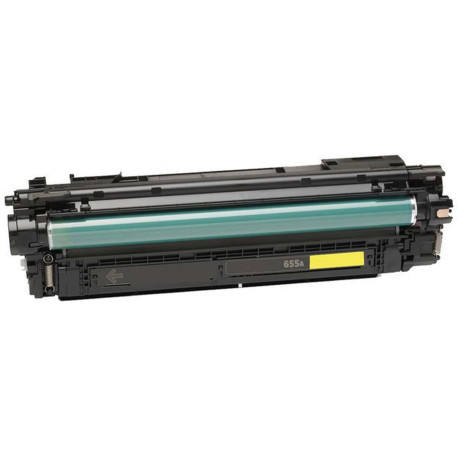 Toner Compatibile per HP CF452A Giallo 10.500 Pagine 655A