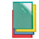 Cartellina a L - Poli 150 Color - PP - 21 x 29,7 cm - trasparente blu - buccia - Sei Rota - conf. 25 pezzi