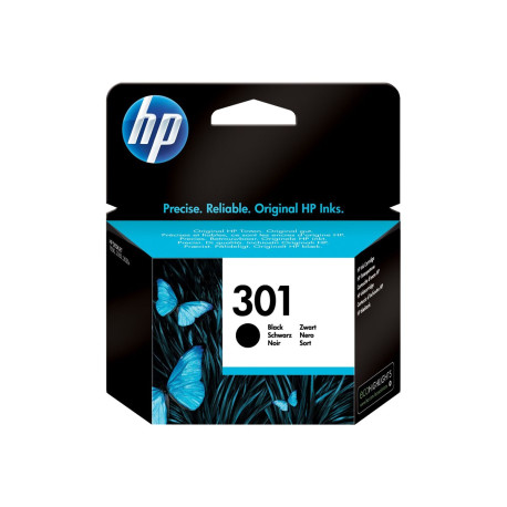 HP 301 - 3 ml - nero - originale - cartuccia d'inchiostro - per Deskjet 1050A J410, 1051A J410, 10XX, 10XX J410, 15XX, 2000, 20
