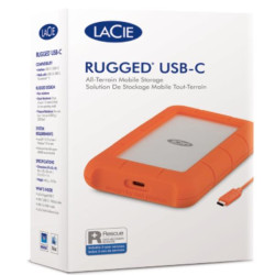 4TB LACIE RUGGED HDD USB-C