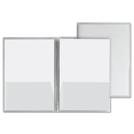 Cartellina Capri 69/T2 - 21 x 29,7 cm - PVC - con 2 tasche orizzontali - trasparente liscio - Sei Rota - conf. 5 pezzi