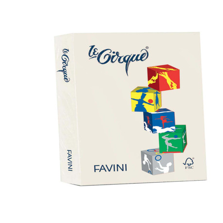 Carta Le Cirque - A3 - 80 gr - avorio pastello 110 - Favini - conf. 500 fogli