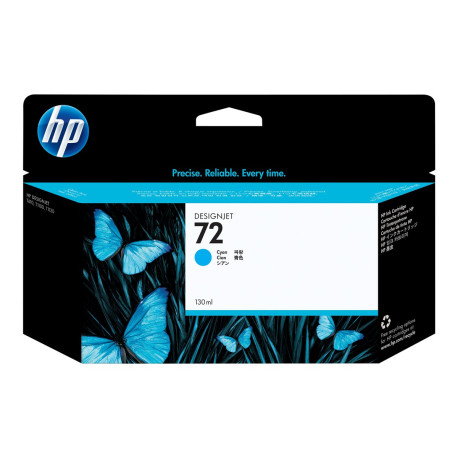HP 72 - 130 ml - ciano - originale - DesignJet - cartuccia d'inchiostro - per DesignJet HD Pro MFP, SD Pro MFP, T1100, T1120, T