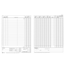 Registro Iva fatture - 31 x 24,5cm - 22pg - numerate - Edipro