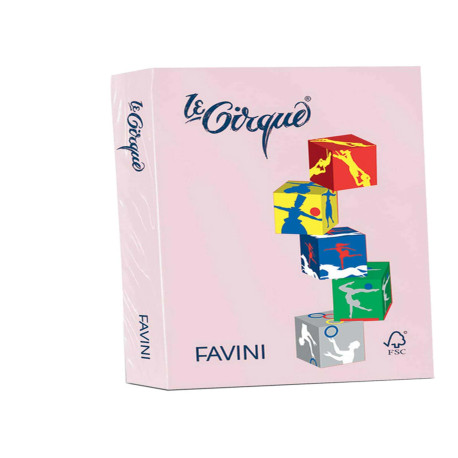 Carta Le Cirque - A3 - 80 gr - rosa pastello 108 - Favini - conf. 500 fogli