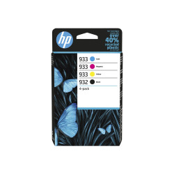 HP 932/933 Combo Pack - Confezione da 4 - nero, giallo, ciano, magenta - originale - cartuccia d'inchiostro - per Officejet 611