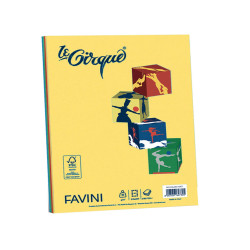 Carta Le Cirque - A4 - 80 gr - mix 4 colori intensi - Favini - conf. 200 fogli