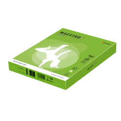 Carta Maestro Color - A4 - 160 gr - verde forte MA42 - Mondi - conf. 250 fogli