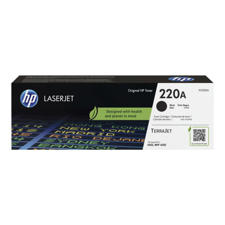 HP 220A - Nero - originale - LaserJet - cartuccia toner (W2200A) - per Color LaserJet Pro MFP 4301, MFP 4303