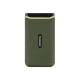 Transcend ESD380C - SSD - 2 TB - esterno (portatile) - USB 3.2 Gen 2x2 - verde militare