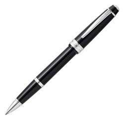 Penna roller Bailey Light - punta F - fusto nero/cromo - Cross