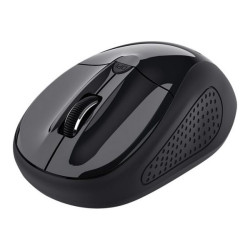 Trust - Mouse - per destrorsi e per sinistrorsi - ottica - 4 pulsanti - senza fili - 2.4 GHz - ricevitore wireless USB - nero