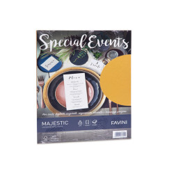 Carta metallizzata Special Events - A4 - 250 gr - oro - Favini - conf. 10 fogli