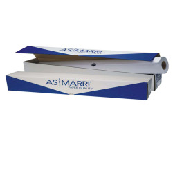 Carta plotter J.90S - 610 mm x 50 mt - 90 gr - inkjet - opaca - bianco - As Marri