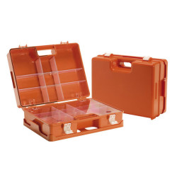 Valigetta Pronto Soccorso Vuota in ABS colore Arancio cm 41 x 31 x 15