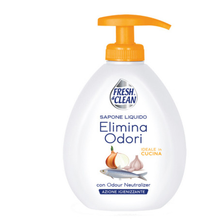 Sapone Gel - liquido - elimina odori - 300 ml - Fresh&Clean