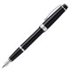 Penna stilografica Bailey Light - punta M - fusto nero/cromo - Cross