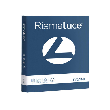 Carta Rismaluce - A4 - 200 gr - blu prussia 62 - Favini - conf. 125 fogli