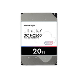 WD Ultrastar DC HC560 - HDD - 20 TB - interno - 3.5" - SATA 6Gb/s - 7200 rpm - buffer: 512 MB
