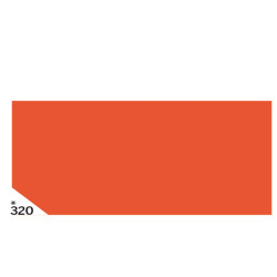 Carta velina - 50 x 70 cm - 20 gr - arancio 320 - Rex Sadoch - busta 26 fogli