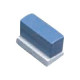 Brother 4090 - Timbro - preinchiostrato - blu - testo personalizzabile - 40 x 90 mm (pacchetto di 12) - per StampCreator PRO SC