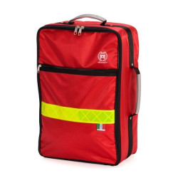 Zaino Pronto Soccorso Vuoto Rosso 57x35x24 cm - Emergency