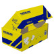 Scatola spedizioni Postal Box - L - 40 x 27 x 17 cm - giallo/blu - Blasetti