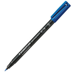 Pennarello Lumocolor Permanent 313 - punta 0,4 mm - blu - Staedtler