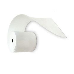 Rotolo carta termica neutra - 79 mm x 80 mt - 55 gr - diametro esterno 77 mm - anima 12 mm - Rotolificio Pugliese - blister 10 