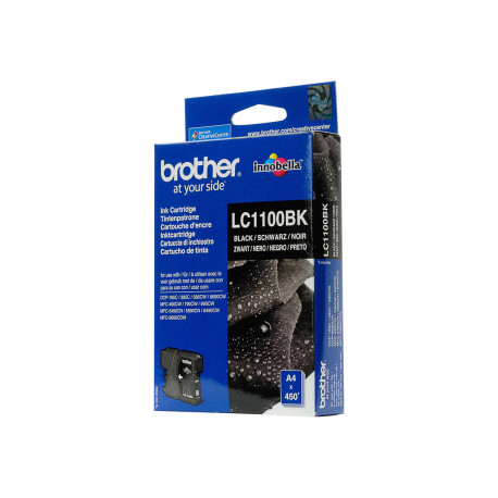 Brother LC1100BK - Nero - originale - cartuccia d'inchiostro - per Brother DCP-185, 385, 395, 585, J715, MFC-490, 5490, 5890, 5