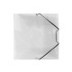 Cartella 3 lembi con elastico angolare Lumina - 22 x 30cm - dorso variabile - PP - trasparente - Favorit