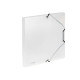 Cartella 3 lembi con elastico angolare Lumina - 24 x 32cm - dorso 2,5 cm - PP - trasparente - Favorit