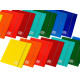 Cartella 3 lembi con elastico One Color - A4 - dorso 1 cm - colori brillanti - Blasetti