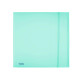 Cartella 3 lembi con elastico Pastel - 24 x 33cm - dorso 1 cm - PP - celeste - Favorit