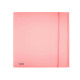 Cartella 3 lembi con elastico Pastel - 24 x 33cm - dorso 1 cm - PP - cipria - Favorit