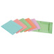 Cartella 3 lembi con elastico Pastel - 24 x 33cm - dorso 1 cm - PP - colori assortiti - Favorit