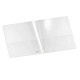 Cartella con doppia tasca Plastidea - A4 - PP - trasparente - Iternet - conf. 5 pezzi