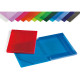 Cartella con elastici - PPL - dorso 3 cm - 35,5 x 26,5 cm - colori assortiti - Lebez