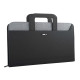 Cartella portablocco - con manici - nero/grigio - 28,5x36cm - City Time