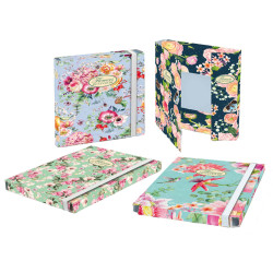 Cartella progetti Nature Flowers - 26 x 34 cm - dorso 3 cm - con elastico - Pigna