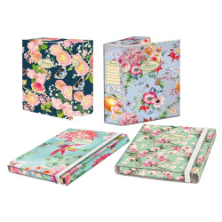 Cartella progetti Nature Flowers - 26 x 34 cm - dorso 7 cm - con elastico - Pigna