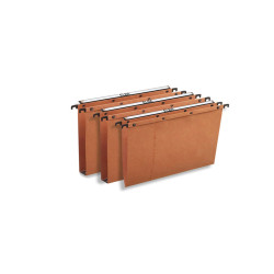 Cartella sospesa - cassetto Ultimate - interasse 39,8 cm - fondo V - legale 38x25 cm -  avana - Elba